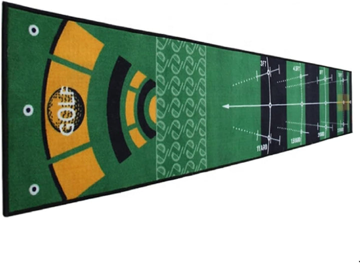 Golf Puttingmatte in 300 x 50 cm/Putting Übungsmatte/Putt Matte/Trainingsmatte zum Putten in der Gar