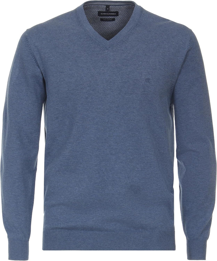 CASAMODA Herren Pullover M 199 Aqua Bis Petrol, M 199 Aqua Bis Petrol