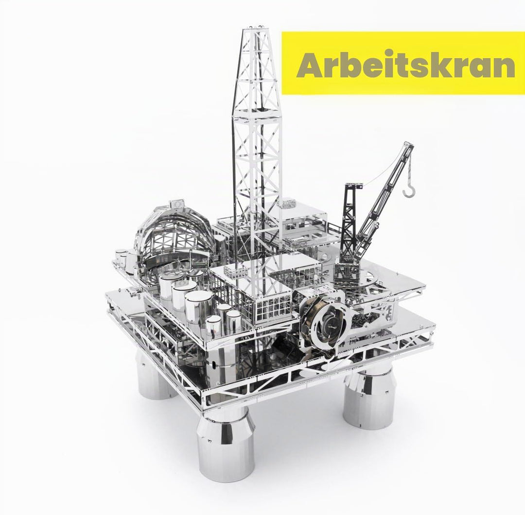 Offshore Drilling Rig Model, Metal Model Kits, Offshore Platform, 3D Metal Puzzle, Treasure Finder 3