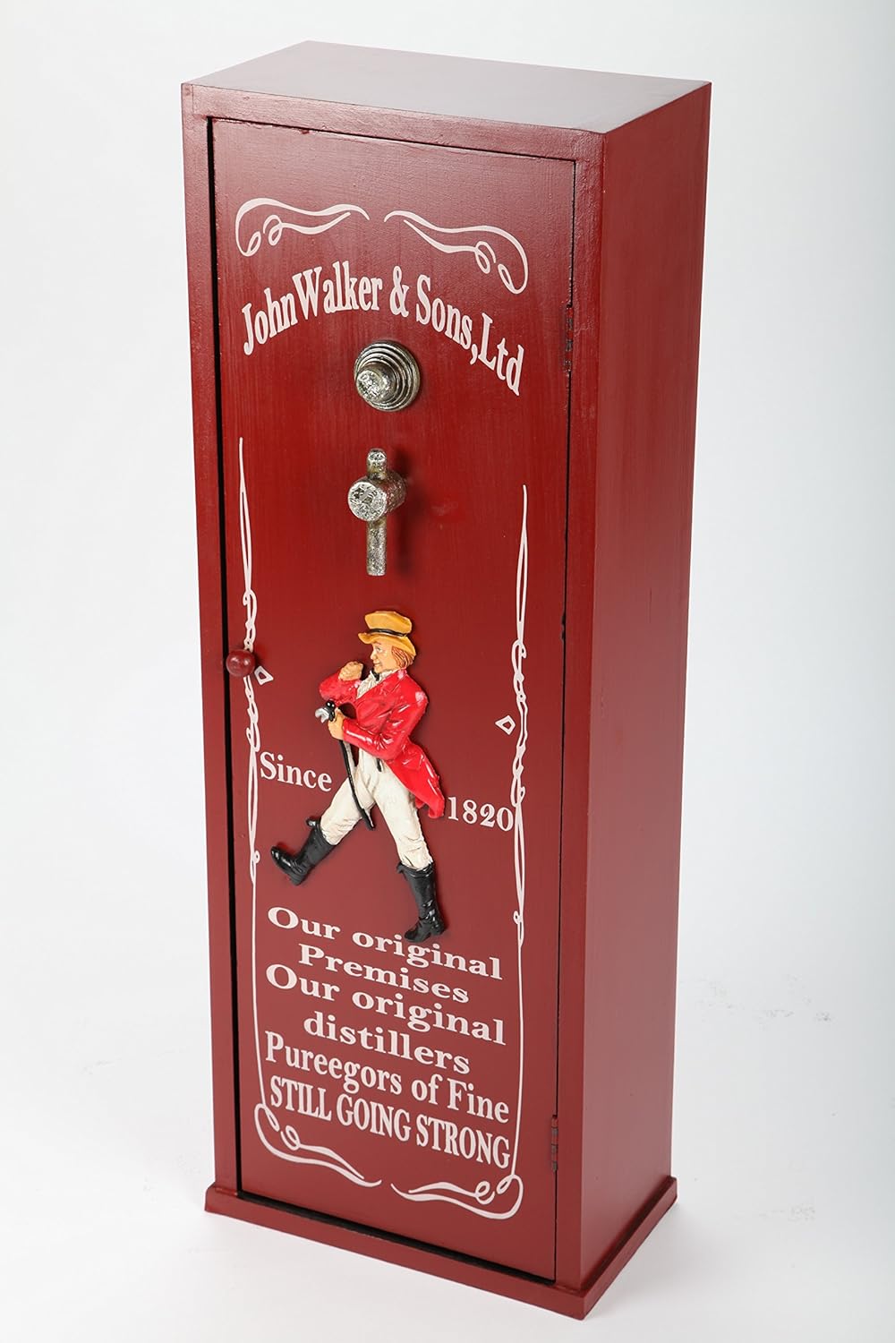 Design-Schrank Whiskey, Retro, rot, 85cm