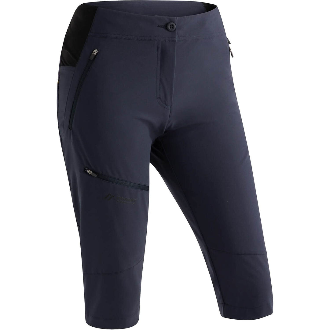 Maier Sports Damen Caprihose Latit Vario Marine 36, Marine 36