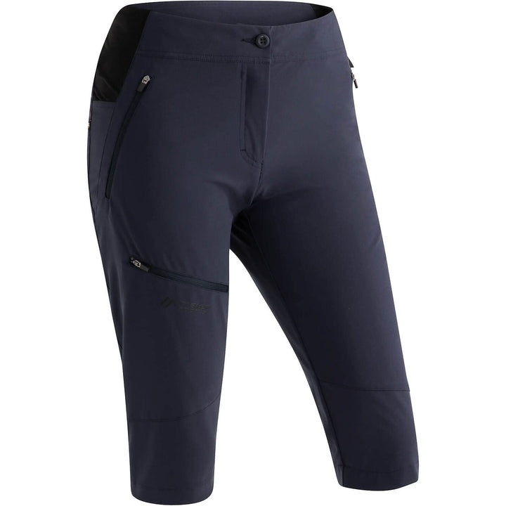 Maier Sports Damen Caprihose Latit Vario Marine 36, Marine 36