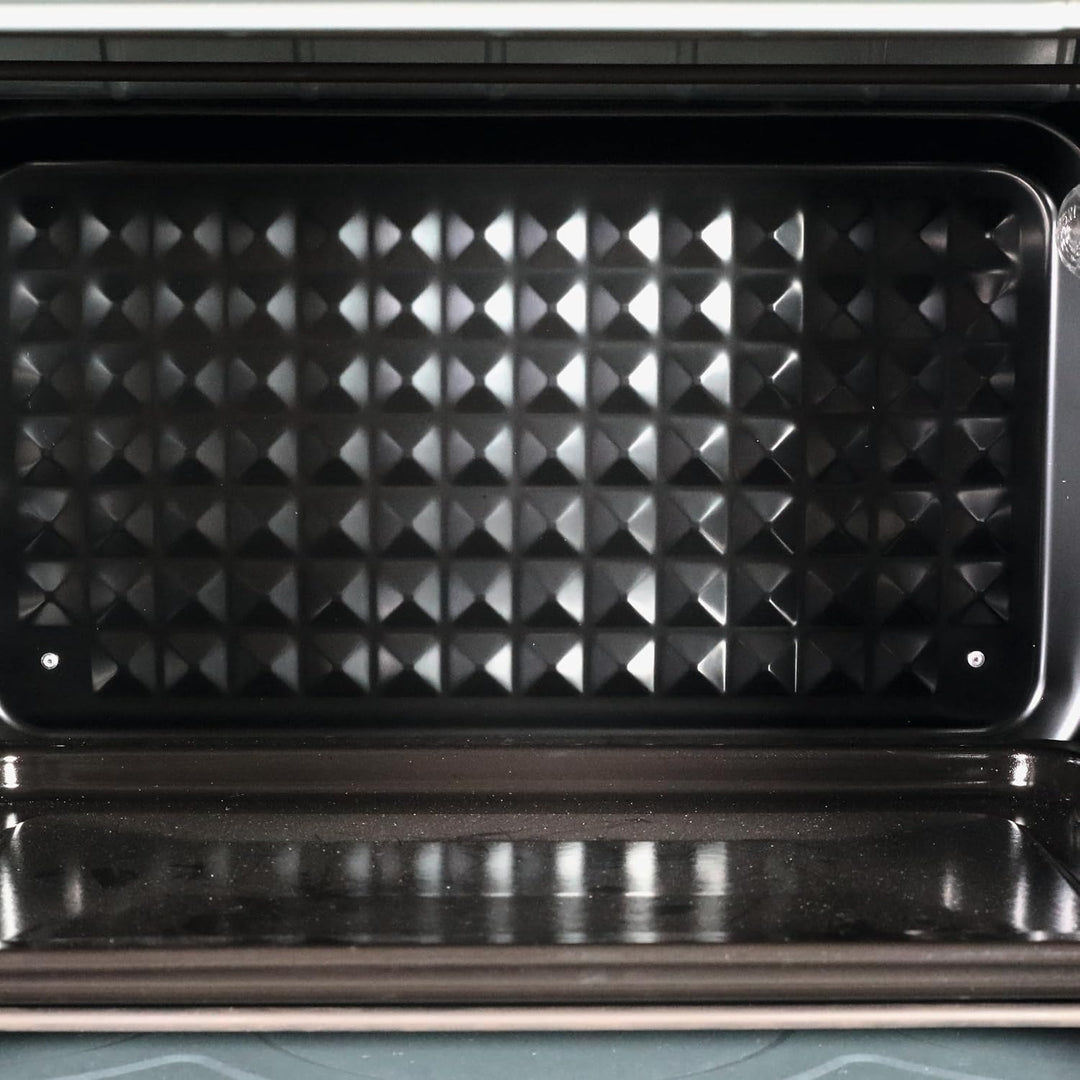 Tognana Iridea, Umluft-Backofen mit Antihaft-Innenwänden, Salbeigrün 58 cm x 44 cm x 40.7 cm Grün, 5