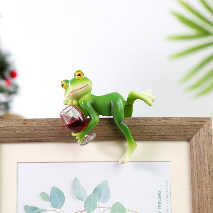 Mini-Frosch Topfpflanzen Dekorationen, lustige Frosch Garten Dekorationen, Outdoor-Geschenke, Frauen