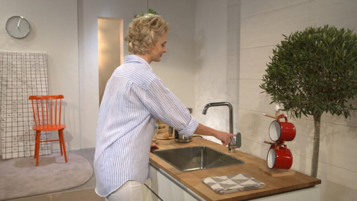 hansgrohe Küchenarmatur Focus M41 (Wasserhahn Küche ohne Schlauchbox, 360° schwenkbar, hoher Komfort