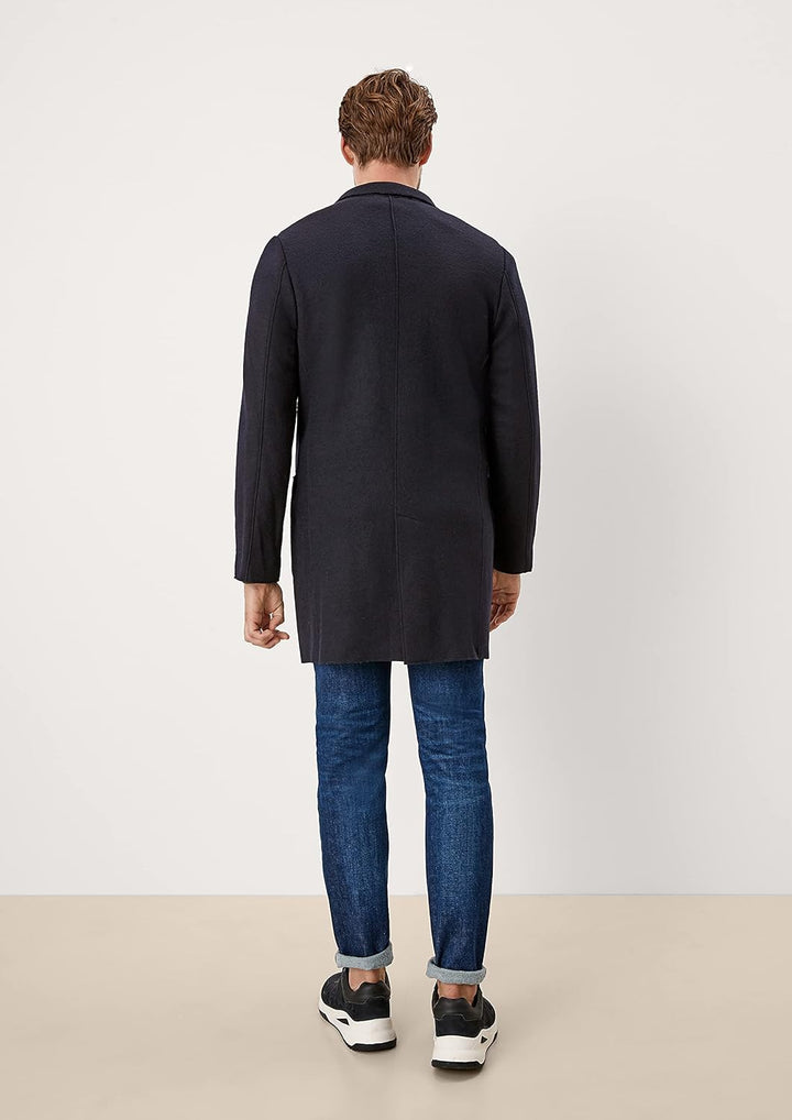 s.Oliver BLACK LABEL Herren Daunenmantel 48 Blau, 48 Blau