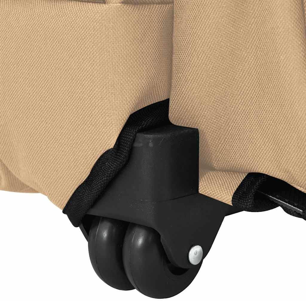 vidaXL Trolley für Haustiere 3-in-1 Sandfarbe 48x32x(57-106) cm cm Oxford-Gewebe, Sandfarbe
