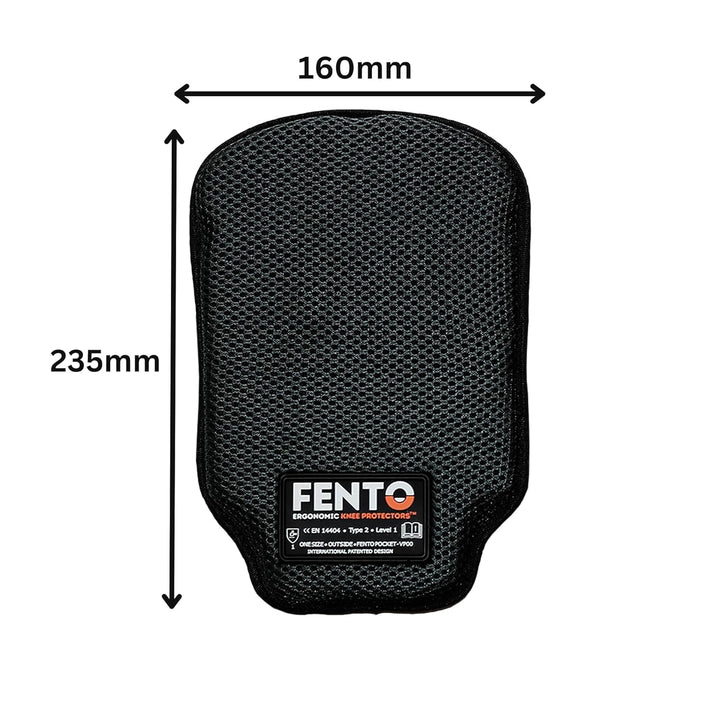FENTO POCKET | Premium-Knieschoner für Profis wie Installateure, Elektriker und Landschaftsgärtner |