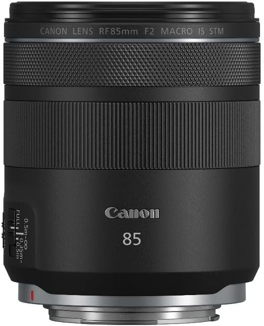 Canon RF 85mm F2 Makro is STM Porträtobjektiv für Canon EOS R Serie (0,5-Fach Makro-Abbildungsmassst