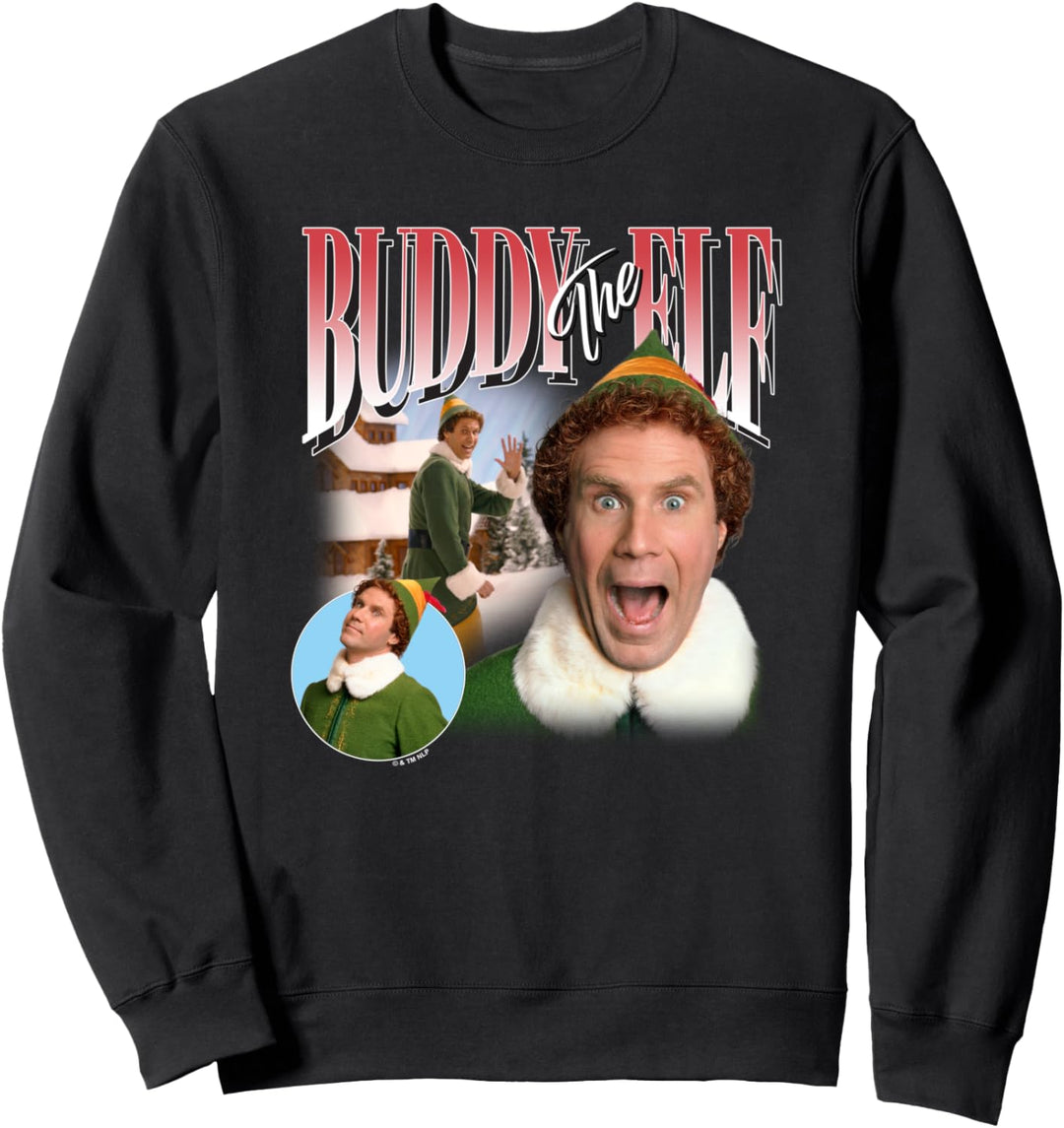 Elf Buddy the Elf Retro Trio Christmas Sweatshirt