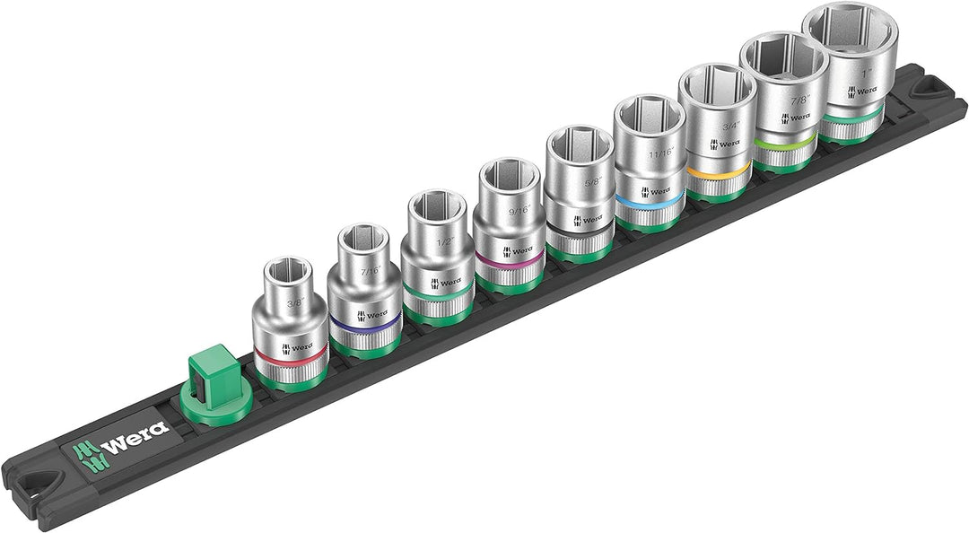 Wera 05005480001 Nuss-Magnetleiste C Imperial 1, Zyklop Steckschlüsseleinsatz-Satz, 1/2"-Antrieb, zö