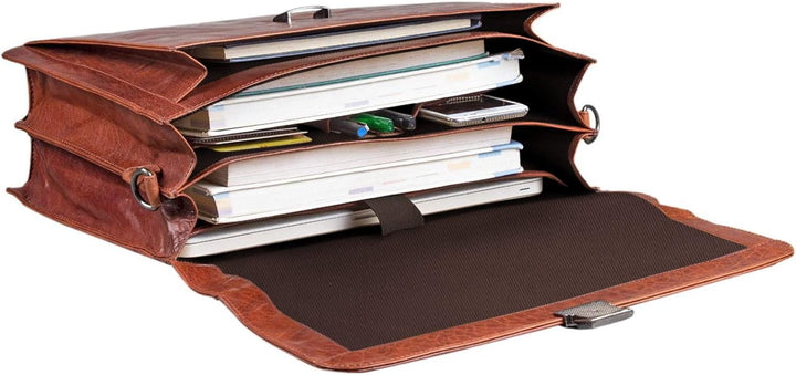 STILORD 'Johann' Klassische Aktentasche Herren Damen Businesstasche für 15,6 Zoll Laptop passend für