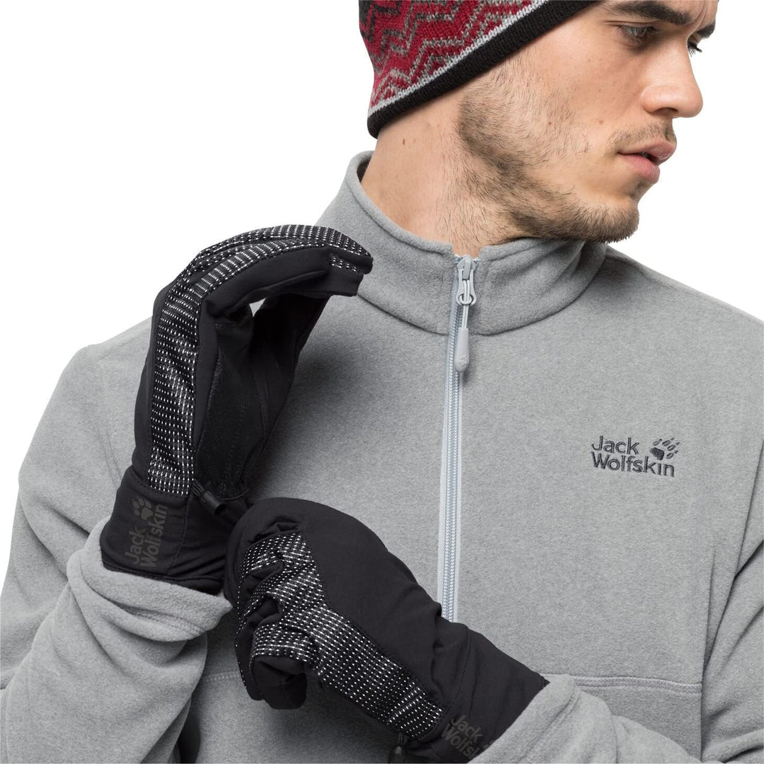 Jack Wolfskin Night Hawk Handschuhe S (1er Pack) Schwarz, S (1er Pack) Schwarz