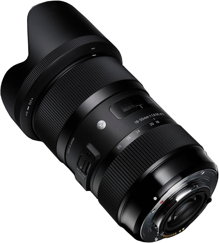 Sigma 18-35mm F1,8 DC HSM Art Objektiv für Nikon F Objektivbajonett für Nikon Single, für Nikon Sing