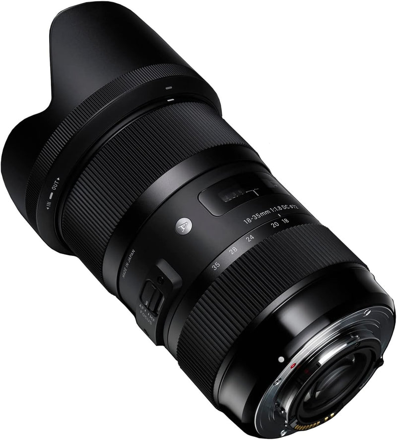 Sigma 18-35mm F1,8 DC HSM Art Objektiv für Nikon F Objektivbajonett für Nikon Single, für Nikon Sing