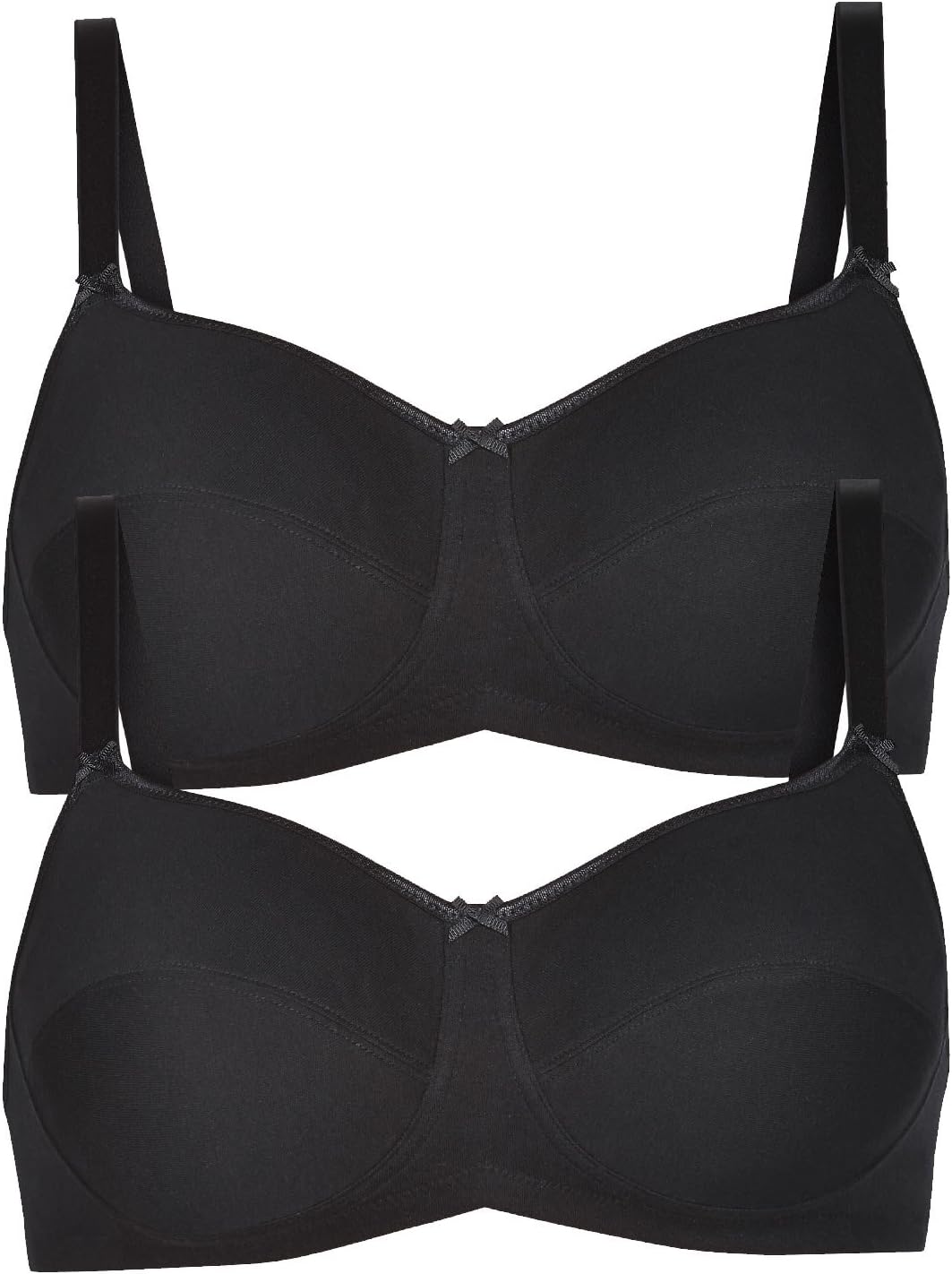 Anita 2er Sparpack Prothesen BH Allie 5301X Gr. 70-95 A-E 75A Schwarz/Schwarz, 75A Schwarz/Schwarz