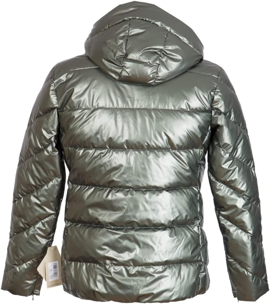 Green Goose Damen Kapuzenjacke 21447711 Diagonalstepp Whiskey Fb 225 40 Grün, 40 Grün
