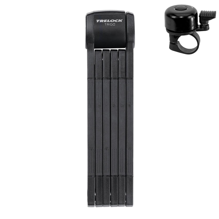 Trelock FS 380 Trigo L Faltschloss 100 cm schwarz mit Halter X-Move inkl. Fahrradklingel