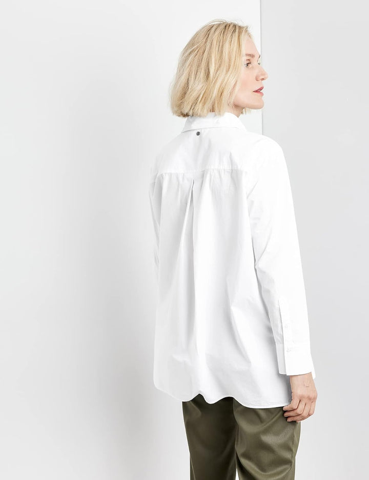 Gerry Weber Damen Bluse 36 Weiss, 36 Weiß