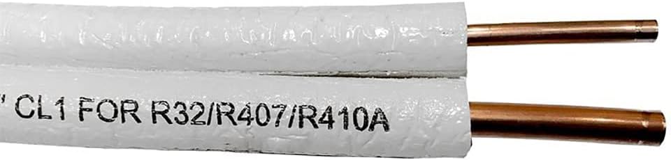 Klima-B2B doppel 20m Split für Klimaanlagen 1/4''-1/2'' Kupferrohr, Doppelkupferrohrleitung, vorisol