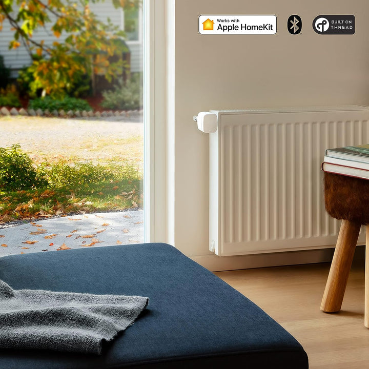 Eve Thermo, 2er Set – Smartes Heizkörperthermostat mit LED-Display, automatischer Temperatursteuerun