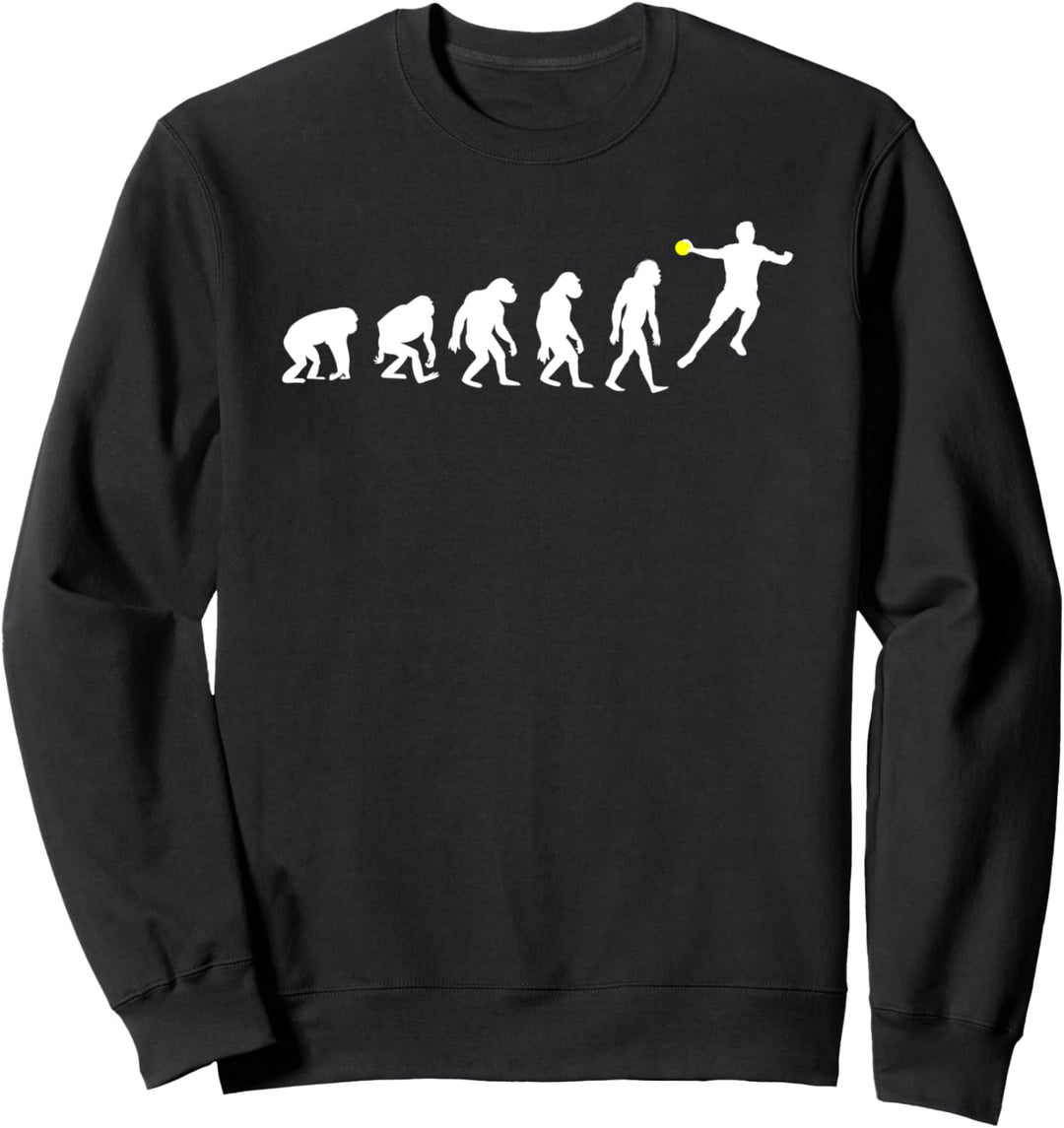 Handball Evolution Handballspieler Ballsport Feldspieler Sweatshirt