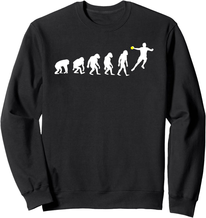 Handball Evolution Handballspieler Ballsport Feldspieler Sweatshirt