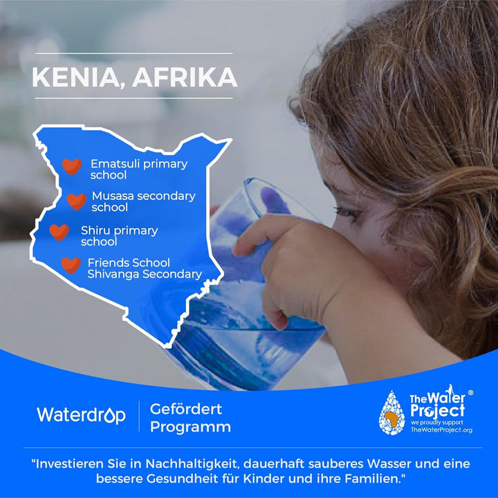Waterdrop Ersatzwasserfilter Kompatibel mit Blue, 24231, 71312 Blue, Kompatibel mit die GIGA, ENA Mi