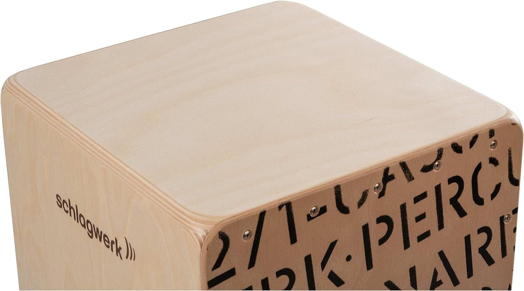 Schlagwerk 2inOne CP 404 Cajon large Holz Trommel Nature H 49cm Single, Nature H 49cm Single