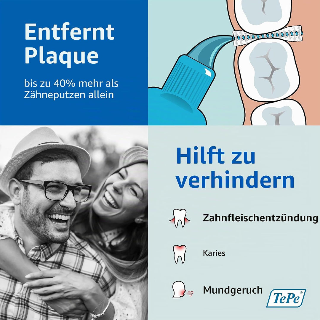 TEPE Interdentalbürsten Original ROT 0,5 mm, 25 Stück Rot/Ausflug, Einfarbig (Getaway Solids) 25 stü