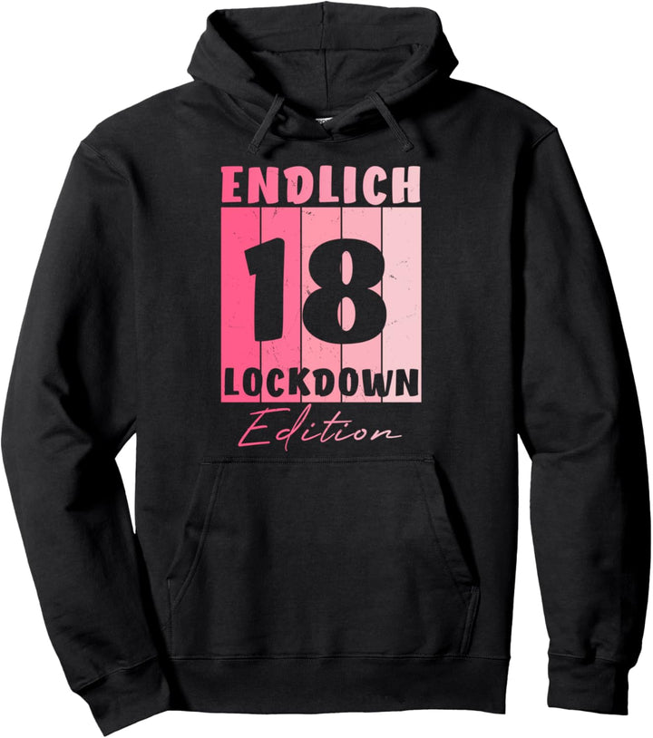 18. Geburtstag Mädchen Junge Endlich 18 Lustige Geschenke Pullover Hoodie