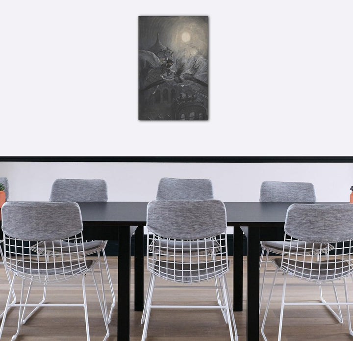 Printed Paintings Leinwand (70x100cm): Anonym, Britisch, 19. Jahrhundert - Engel geisselt eine Har 7