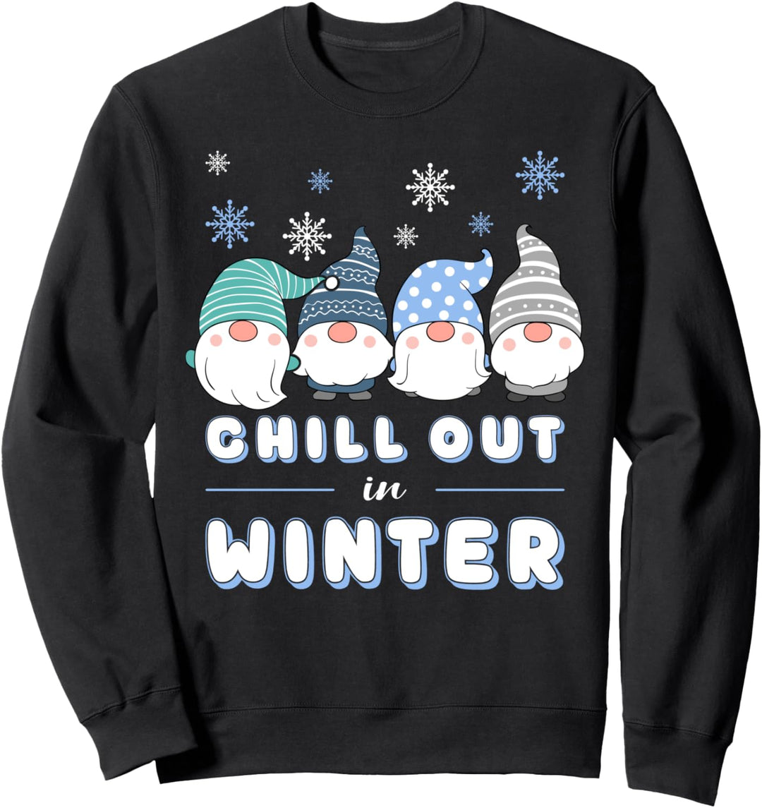 Winter Gnome, Weihnachts-Wichtel mit lustigem Spruch Sweatshirt