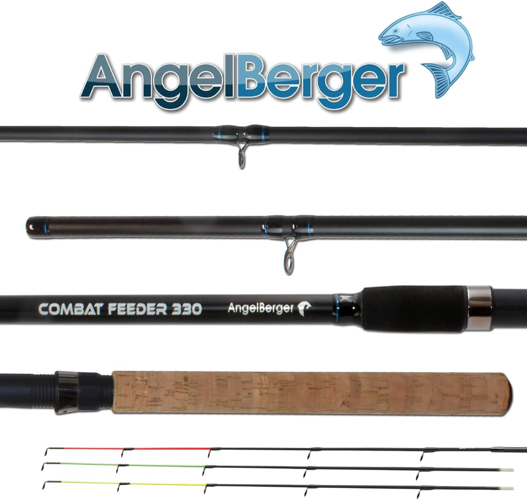 Angel-Berger Combat Feeder 330 Feederrute Carbon Steck Futterkorb Steckrute Angelrute