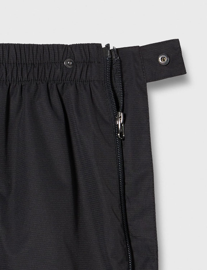 CMP Herren Lange Hose Herren-Regenhose mit Seitlichem Reissverschluss S Schwarz, S Schwarz