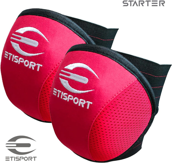Schutzset, Handschuhe, Knieschützer, Schienbeinschützer für Rollhockey für Kinder Starter. Professio