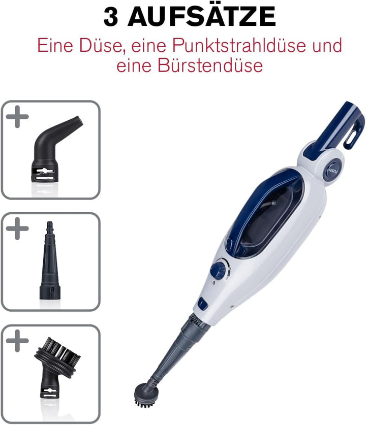 Dirt Devil Bodenwischer und Dampfreiniger Handgerät DD7004 - Bodenwischer Elektrisch - Steam Cleaner