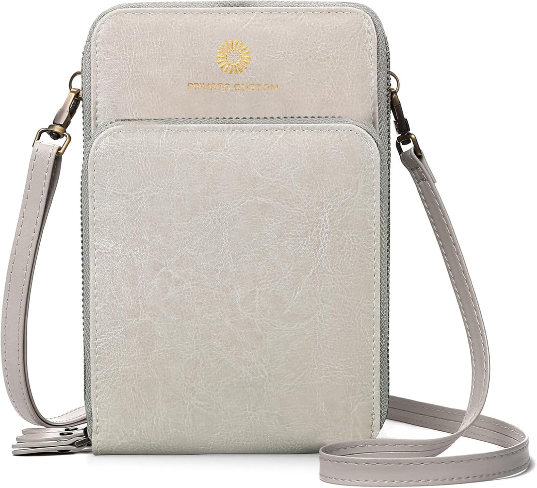 SENDEFN Handytasche zum Umhängen - Handy Umhängetasche Damen Handytasche Leder Handytasche mit Geldb