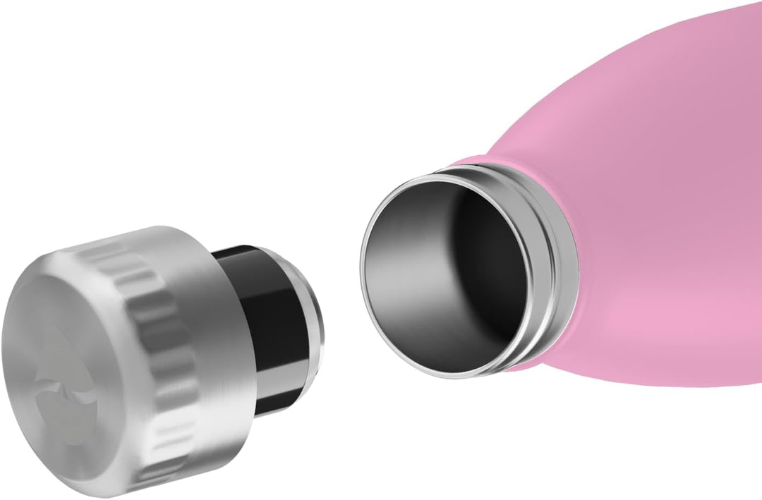 FLSK Trinkflasche – Premium Edelstahl Thermosflasche – 100% auslaufsicher & kohlensäuregeeignet – hä