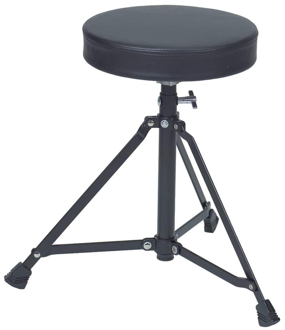 Gewa Basix F805100 Schlagzeughocker 100 Serie DT-90 runder Sitz, einstrebig, runder Sitz, einstrebig