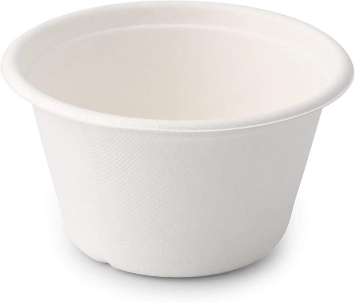 BIOZOYG Umweltfreundliche Suppenbecher aus Zuckerrohr I 50 Stück 375ml Einwegbecher Einmalbecher Weg