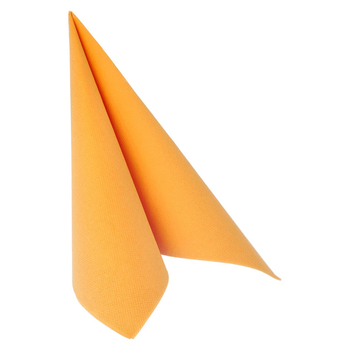 250 Servietten "ROYAL Collection" 1/4-Falz 40 cm x 40 cm orange