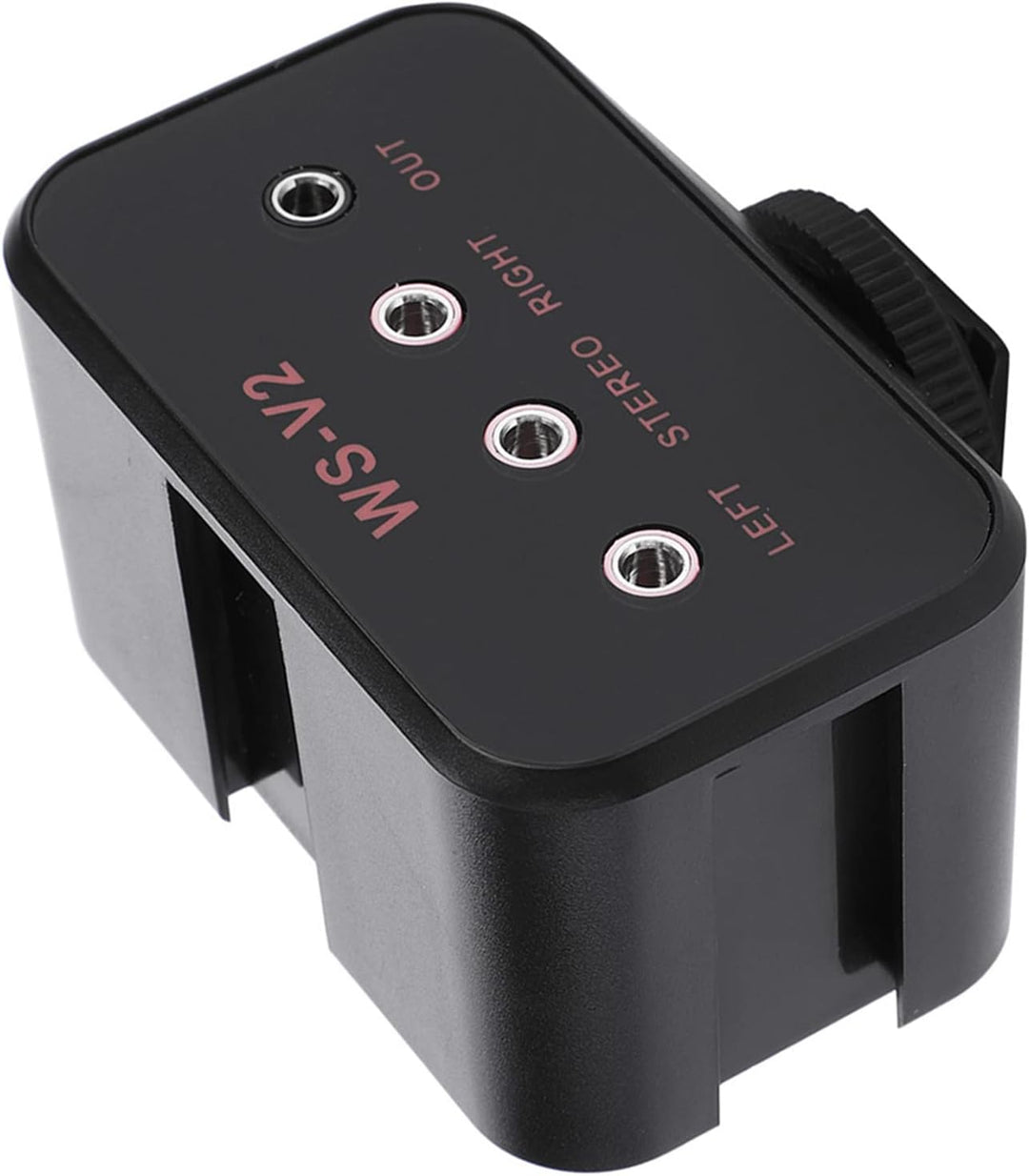 Kamera-Mikrofon-Audio-Mixer, WS-V2 2 Kanal Universal Microfon DSLR-Kameras Audio Mixer Adapter Audio