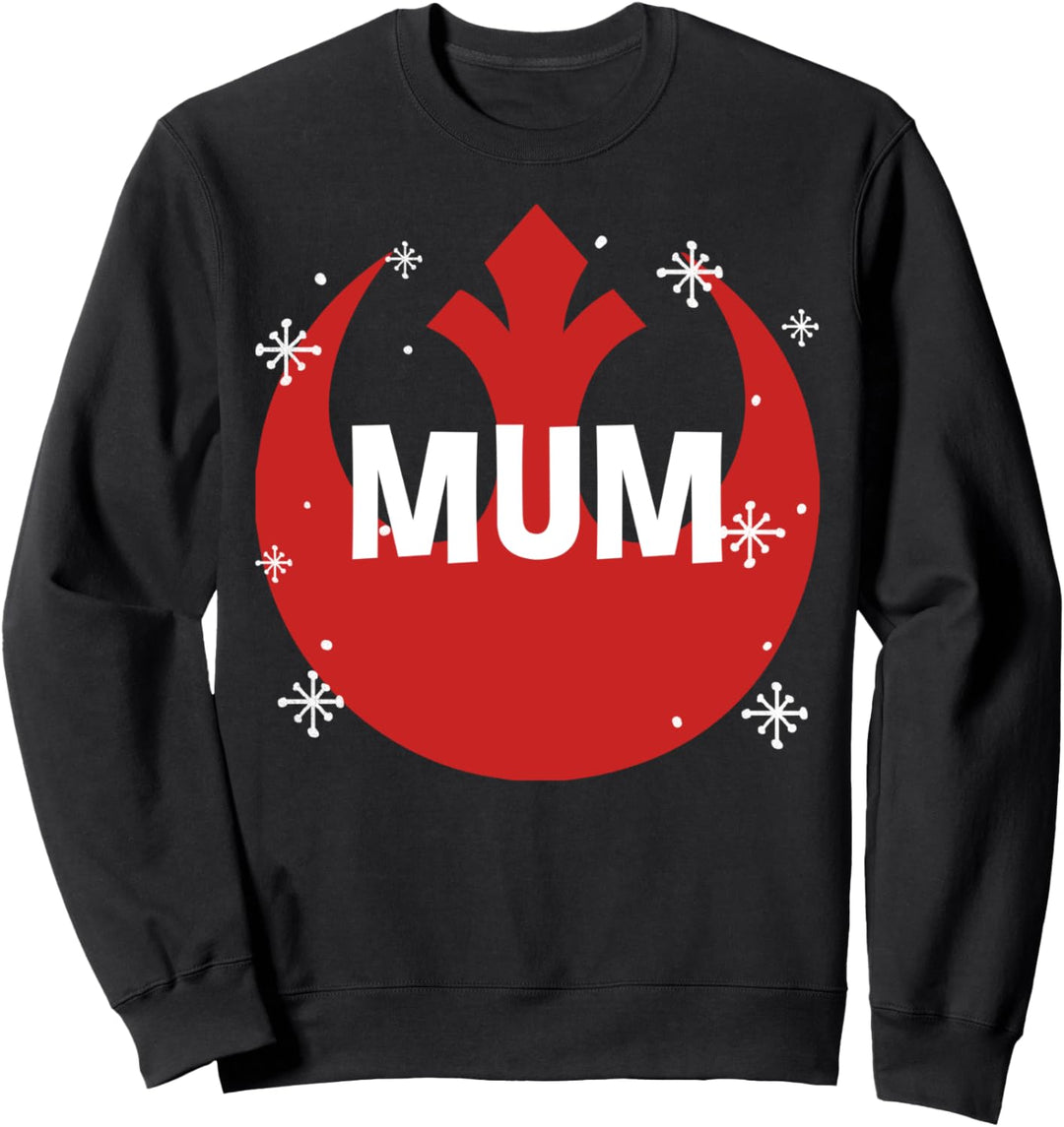 Star Wars Mum Rebellion Snowflake Logo Sweatshirt