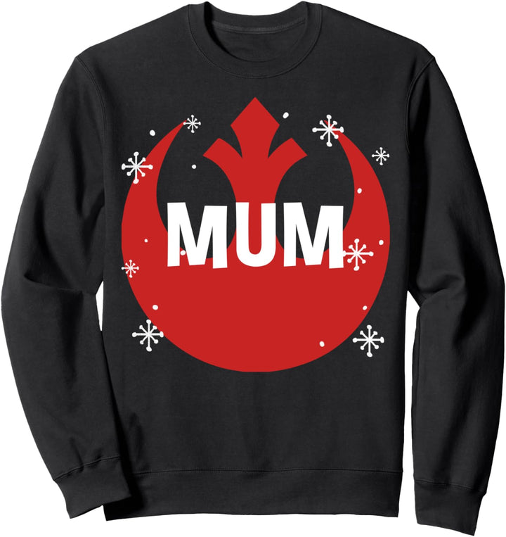 Star Wars Mum Rebellion Snowflake Logo Sweatshirt