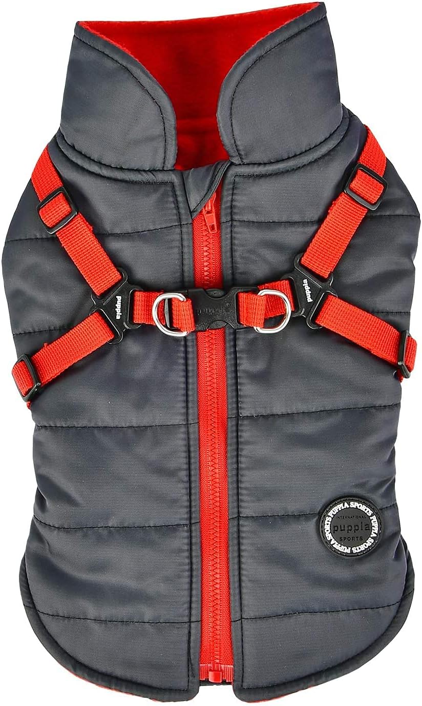 Puppia Authentische Winterweste, Mountaineer II, Medium, grün Grau M, Grau M