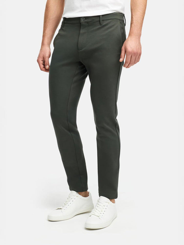 Indicode Herren Rodekro Performance Pants | Chinohose Herrenhose Super Stretch Stoffhose Bequeme Bus