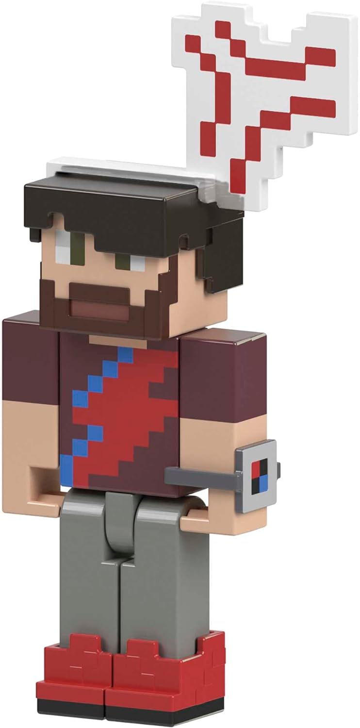 MINECRAFT Creator Series - Camp Enderwood-Kryptid Actionfigur mit 2 Zubehörsets für individuelle Ges