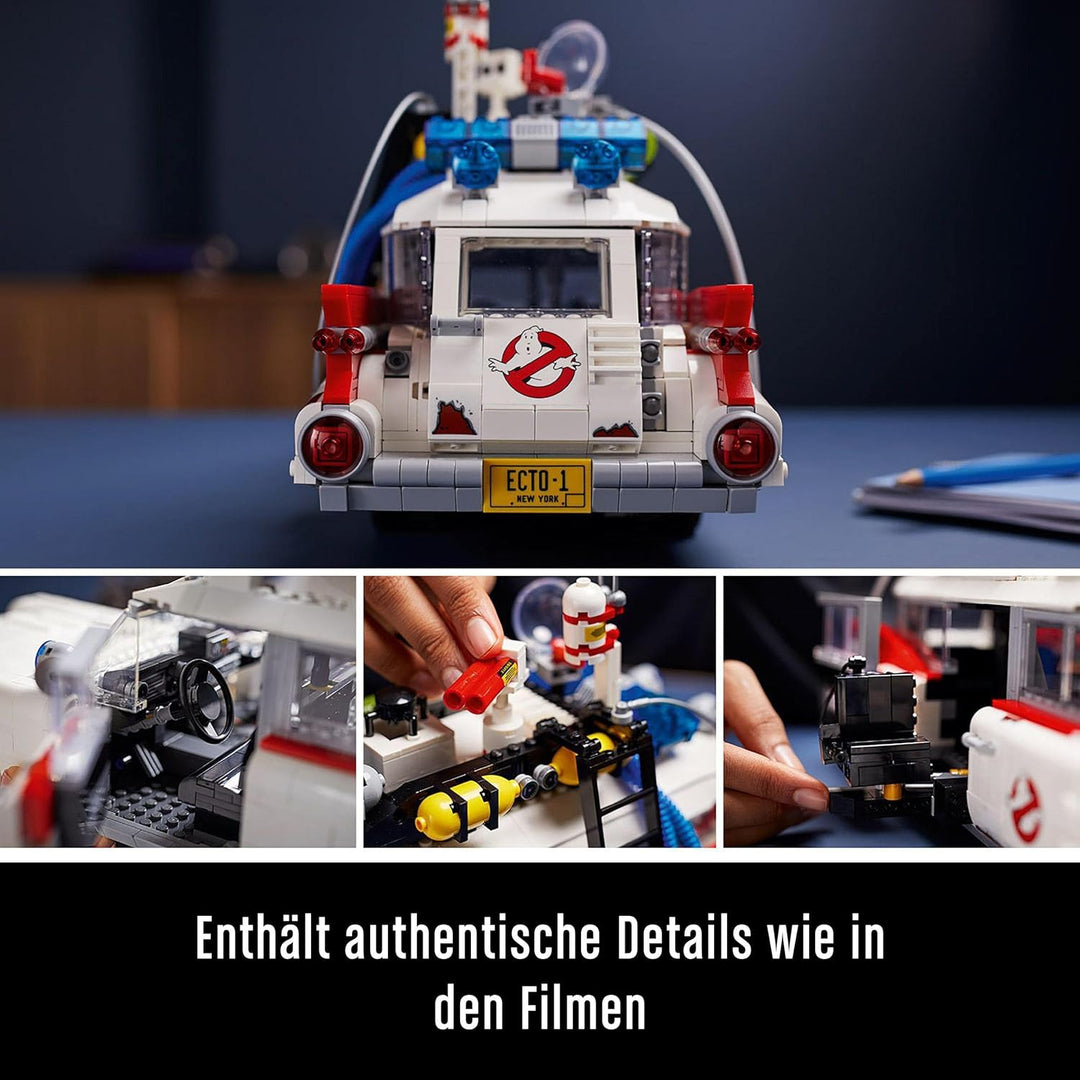 LEGO 10274 Icons Ghostbusters ECTO-1, grosses Auto-Set für Erwachsene, Modellauto-Spielzeug, Geschen
