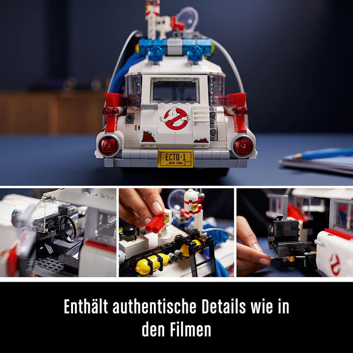 LEGO 10274 Icons Ghostbusters ECTO-1, grosses Auto-Set für Erwachsene, Modellauto-Spielzeug, Geschen
